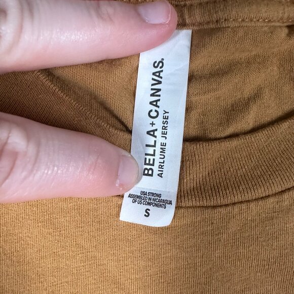 The Duck Coffee Small Yellow Gold Long Sleeve Graphic T-Shirt Wichita Fals Texas - Picture 4 of 7